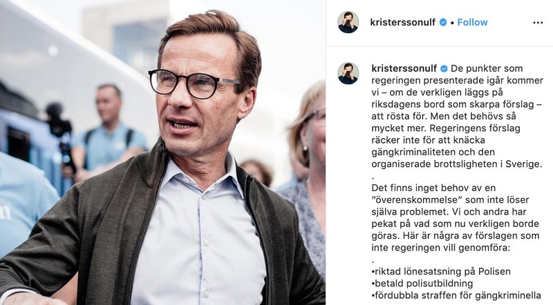 Ulf Kristersson Ulf Kristersson